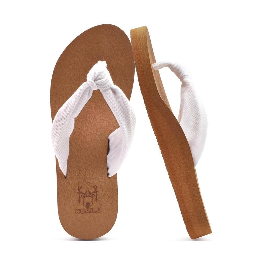 Flip‎ Flops Women Arch Support Yoga Mat Comfort Summer Beach Walking Thong 8.5
